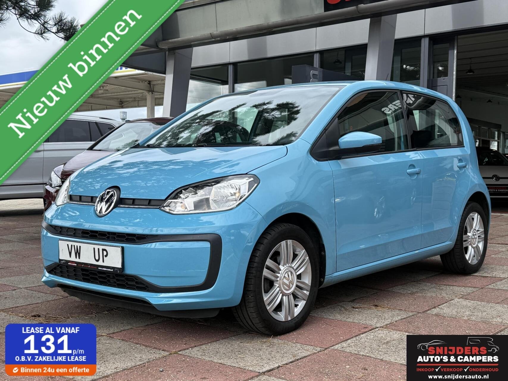 Volkswagen Up! 1.0 BMT move up! met garantie, Auto's, Voorwielaandrijving, Stof, Gebruikt, Start-stop-systeem