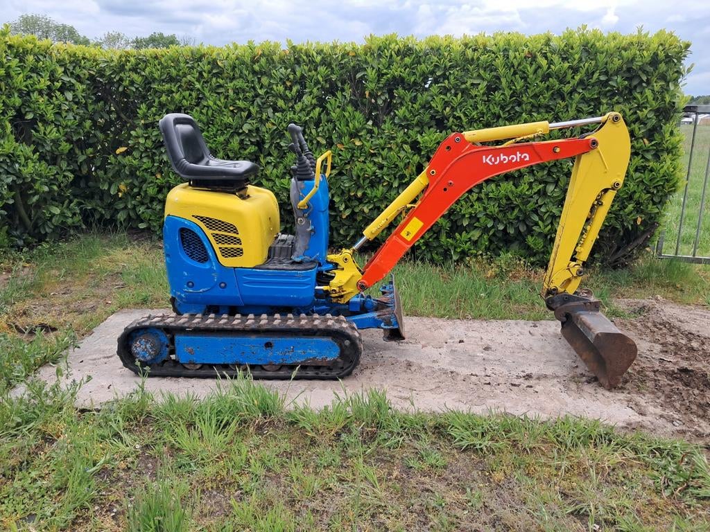 Minigraver Kubota U10-3 / Minikraan / Graafmachine, Doe-het-zelf en Verbouw, Ophalen