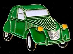 Citroën 2 CV pin groen gelakt, Verzenden, Nieuw, Transport, Speldje of Pin