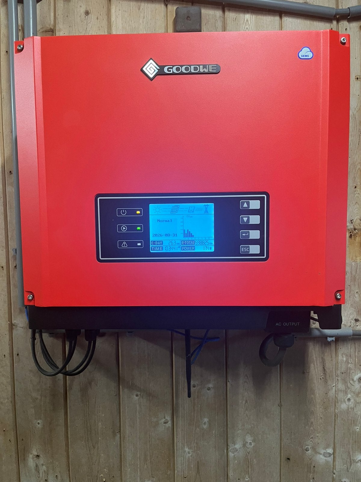Goodwe GW10KN - DT omvormer, Ophalen, Gebruikt, Compleet systeem
