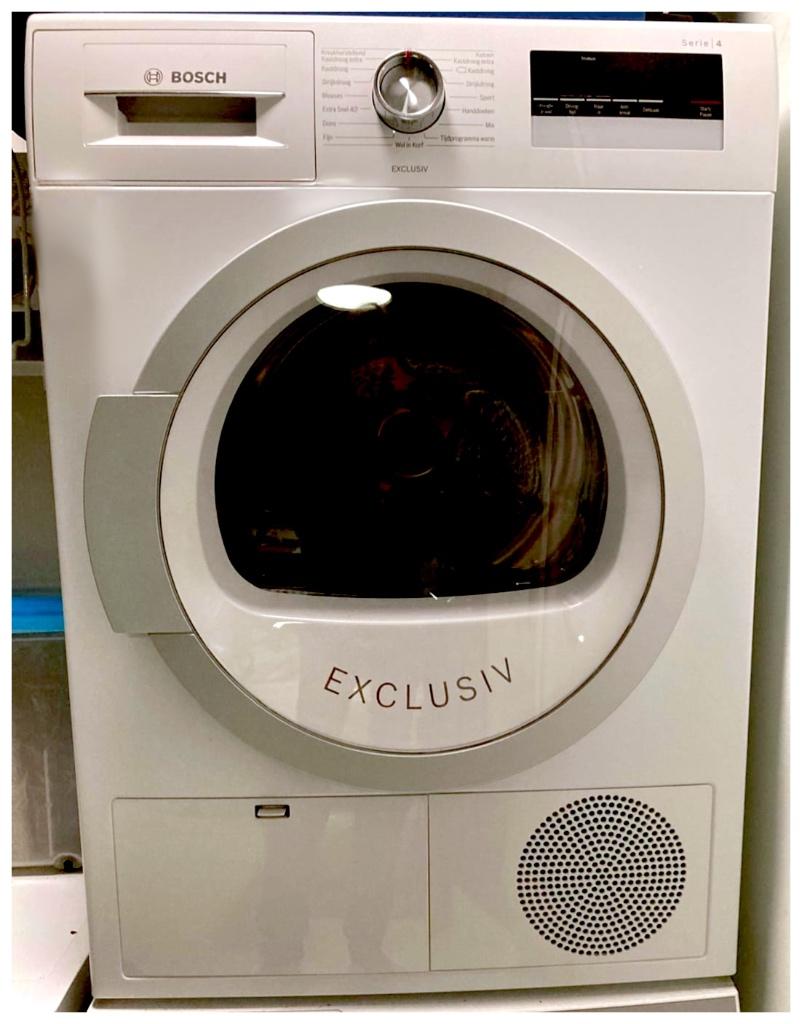 Warmtepompdroger en wasmachine, 6 tot 8 kg, Ophalen, Gebruikt, 85 tot 90 cm
