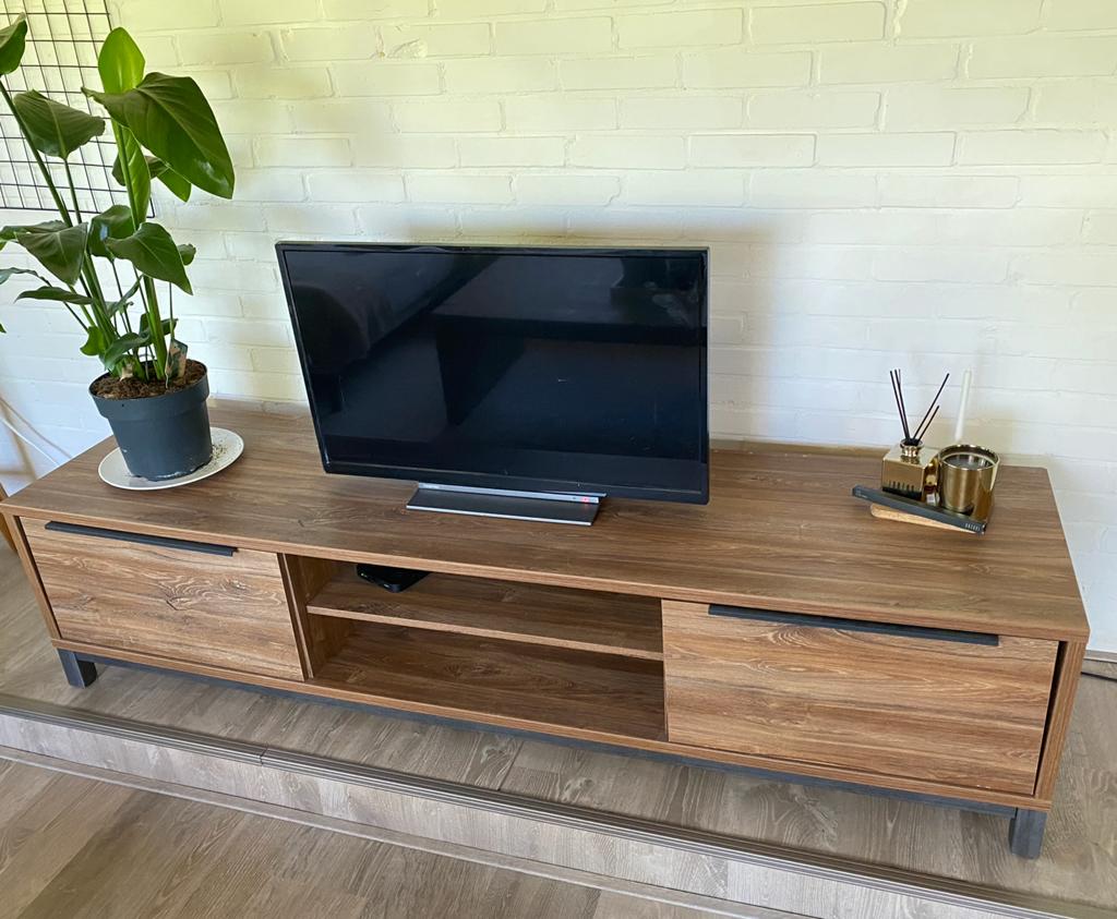 Tv meubel, Ophalen, Gebruikt, 150 tot 200 cm, Minder dan 100 cm