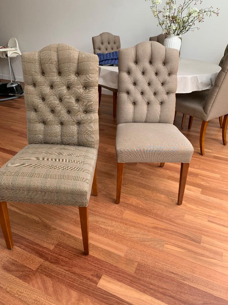 Eettafel stoelen, Ophalen, Gebruikt, Overige kleuren, Stof