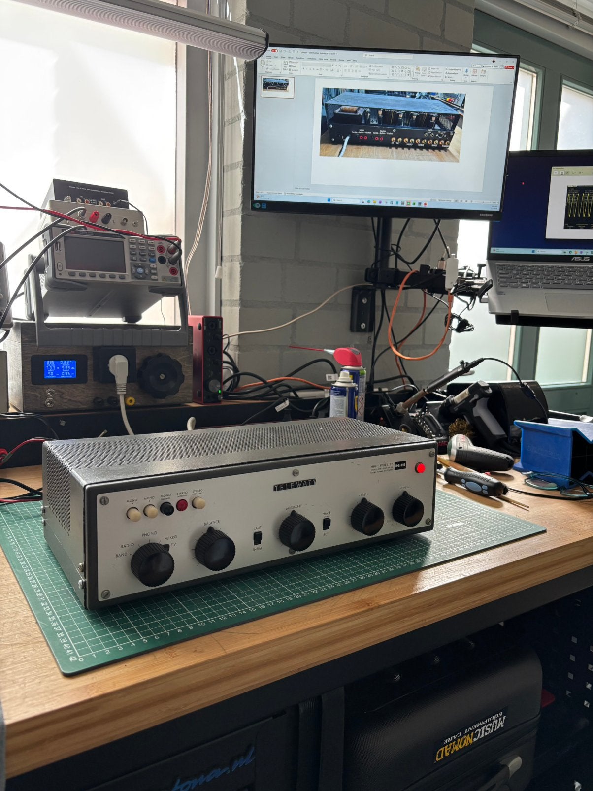 Klein + Hummel Telewatt VS-56 (inc. servicerapport), Ophalen of Verzenden, Versterker