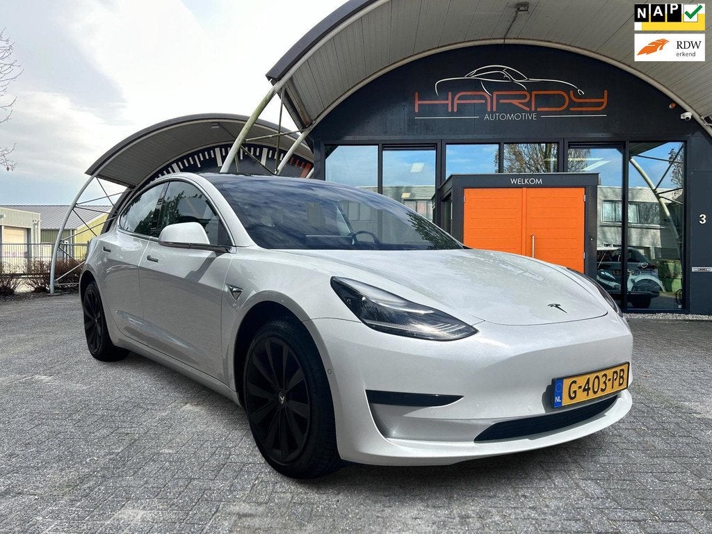 Tesla Model 3 Standard RWD Plus 60 kWh 85% SOH Rijklaarprijs, Auto's, Tesla, Bedrijf, Te koop, Model 3, ABS, Achteruitrijcamera