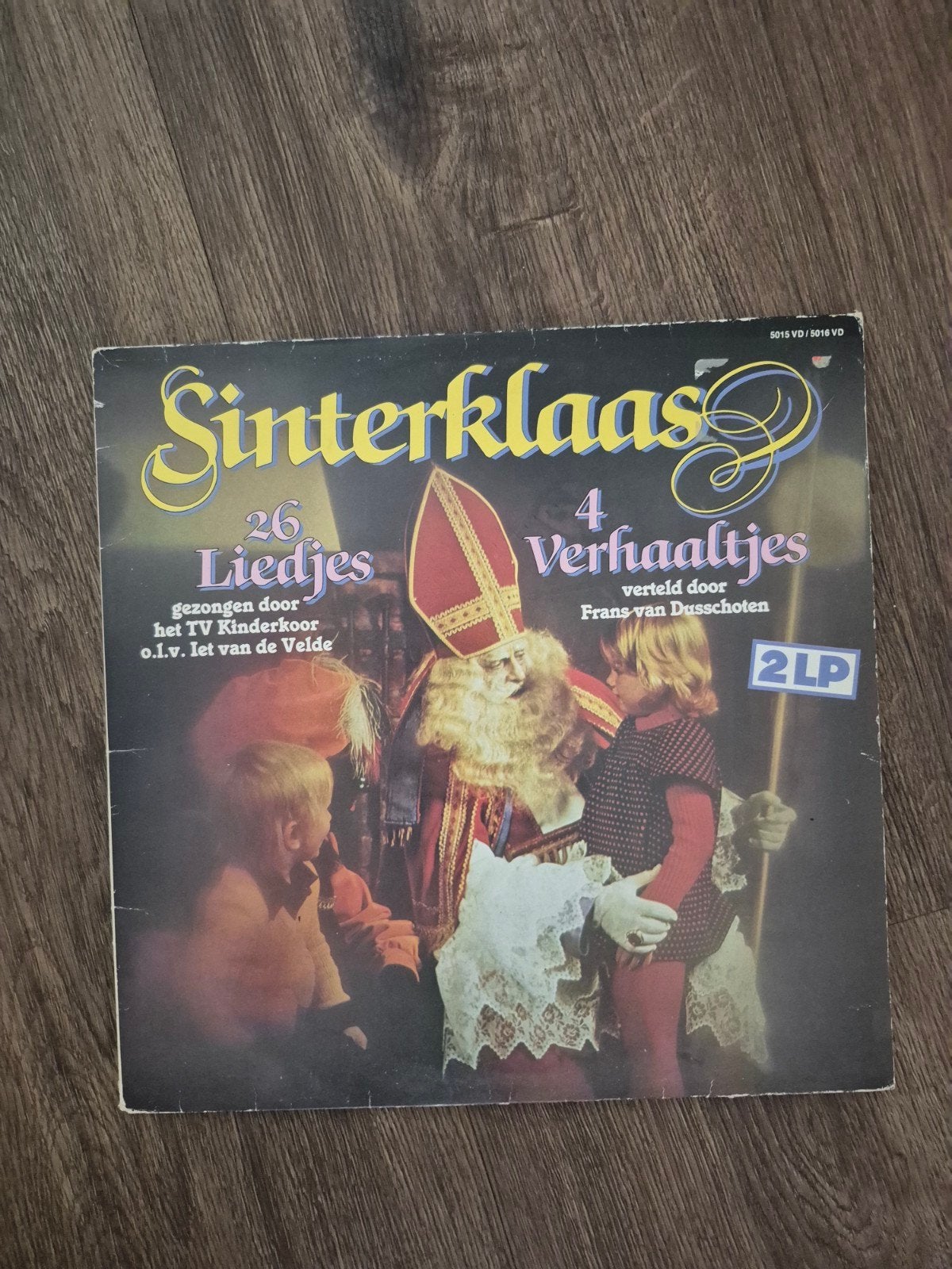 Sinterklaas 26 Liedjes & 4 Verhaaltjes Dubbel-LP, Cd's en Dvd's, Vinyl Singles, Gebruikt, Kinderen en Jeugd, Ophalen of Verzenden
