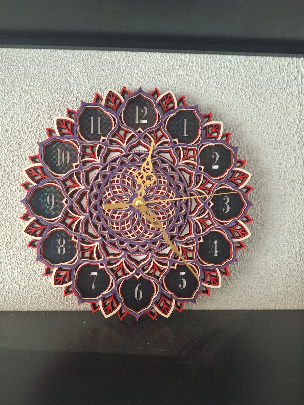 3d klok, Ophalen, Nieuw, Art deco, Wandklok