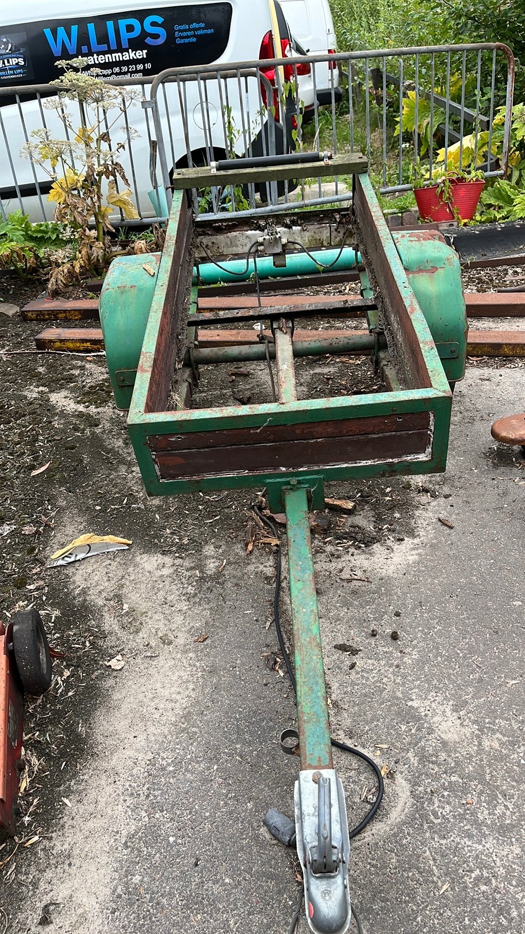 Aanhangwagen, Ophalen