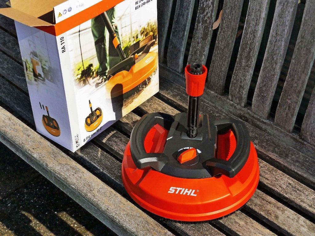 Terrasreiniger STIHL, splinternieuw, Tuin en Terras, Hogedrukreinigers, Nieuw, Ophalen of Verzenden, Met regelbare waterdruk, Stihl