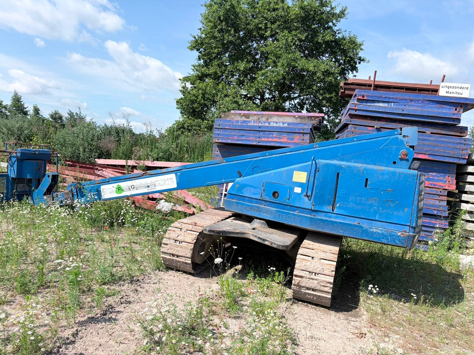 Aichi SR 182 Rups Hoogwerker - Diesel, Ophalen