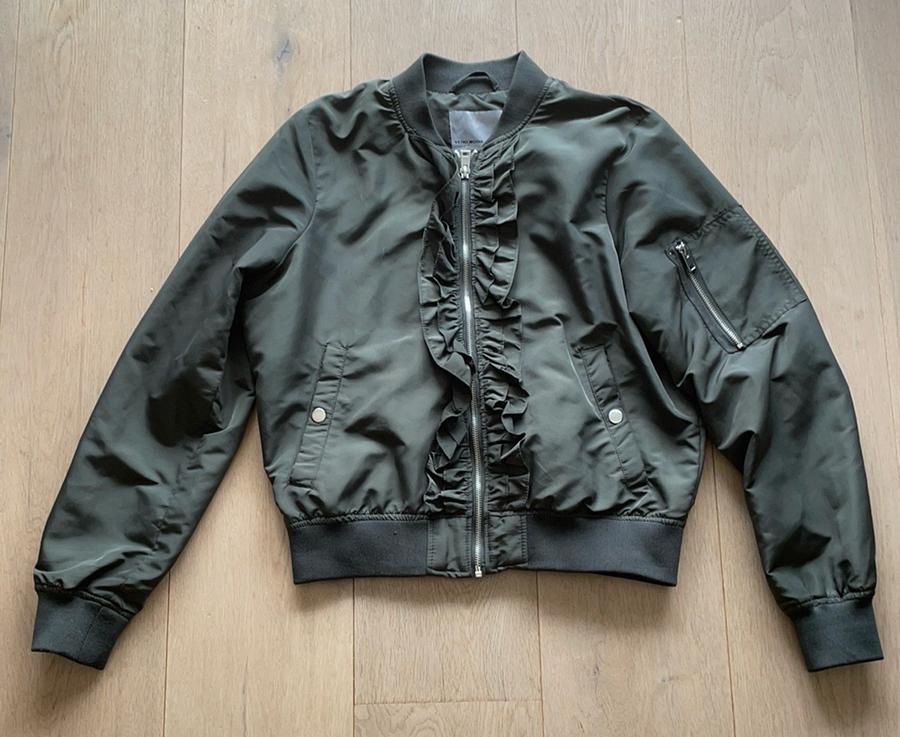 Groen bomberjack jasje vero moda dames maat M, Maat 38/40 (M), Ophalen of Verzenden, Zo goed als nieuw, Jasje