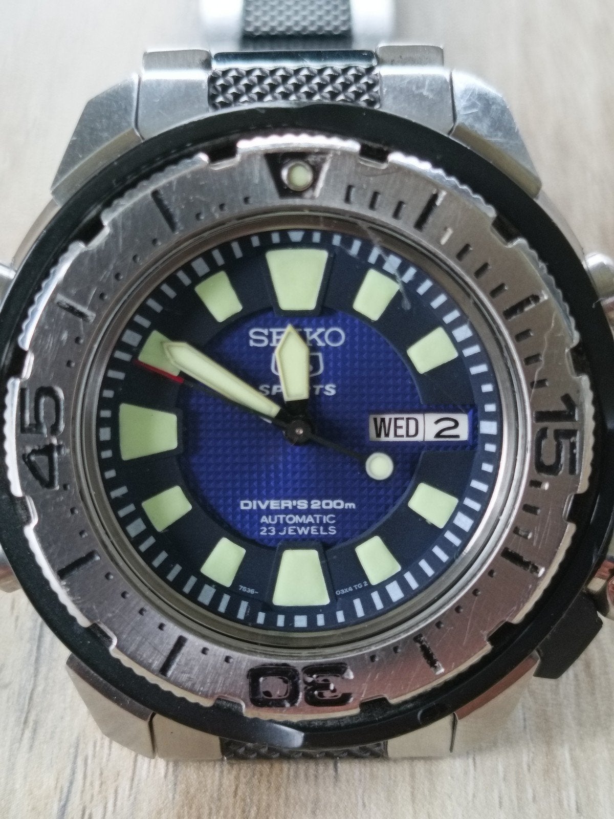 Seiko Sport 5, Ophalen of Verzenden, Zo goed als nieuw, Staal, Seiko