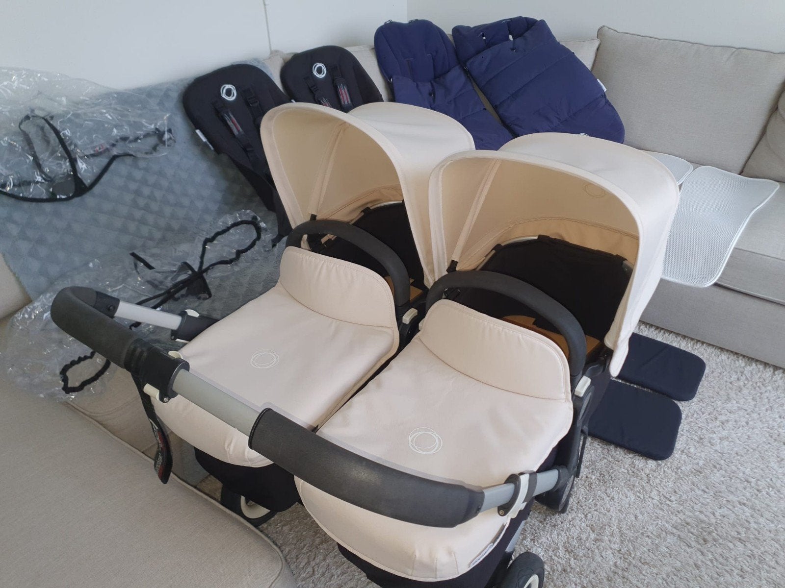 Z.G.A.N Mooie Bugaboo donkey over compleet, Ophalen of Verzenden, Zo goed als nieuw, Kinderwagen of Buggy