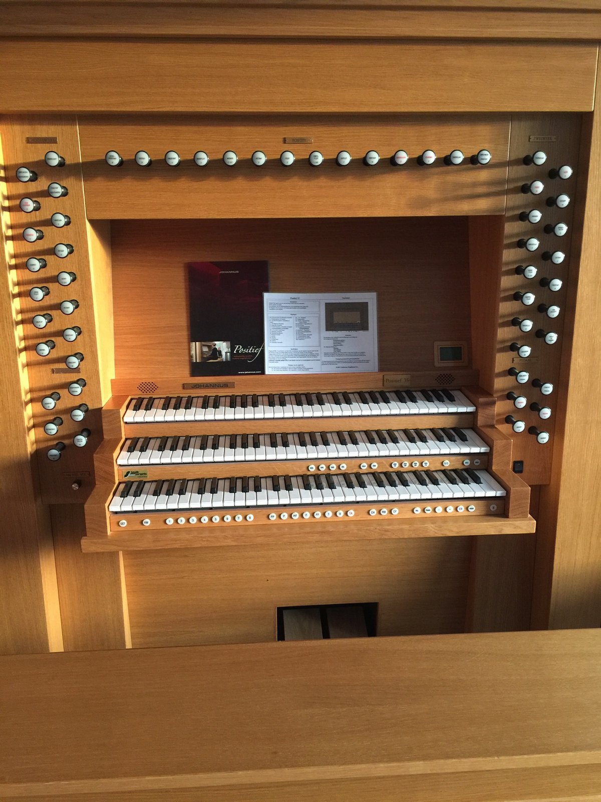 Te koop Johannus Positief 35(0), Ophalen, Gebruikt, 3 klavieren, Orgel