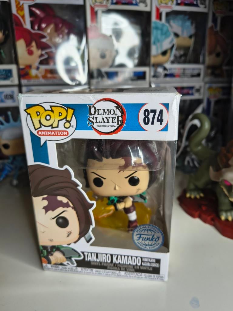 Funko Pop! Demon Slayer Tanjiro Kamado 874 Special Edition, Ophalen of Verzenden, Nieuw