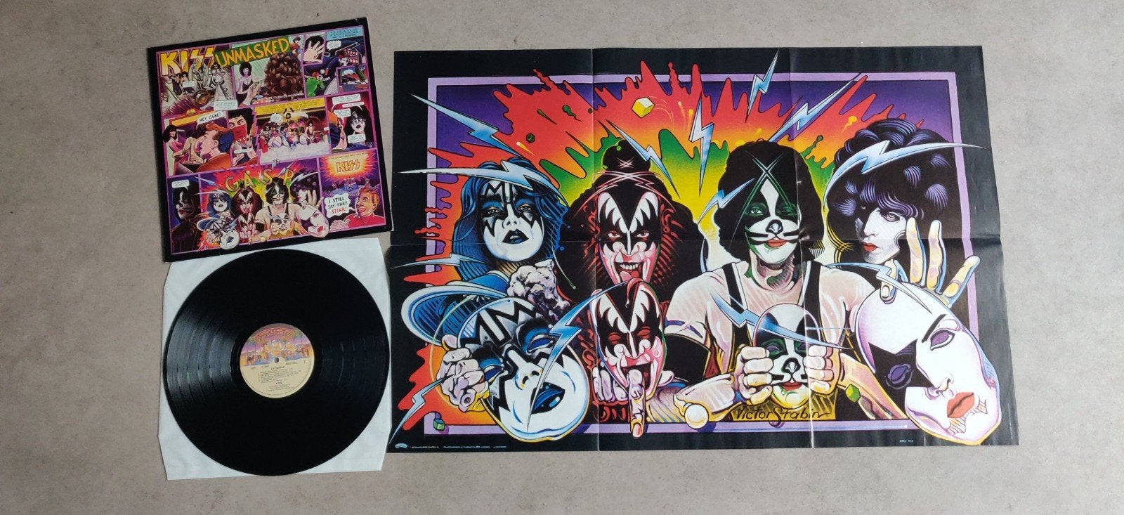 lp unmasked Kiss 6302 032, Ophalen of Verzenden, Zo goed als nieuw