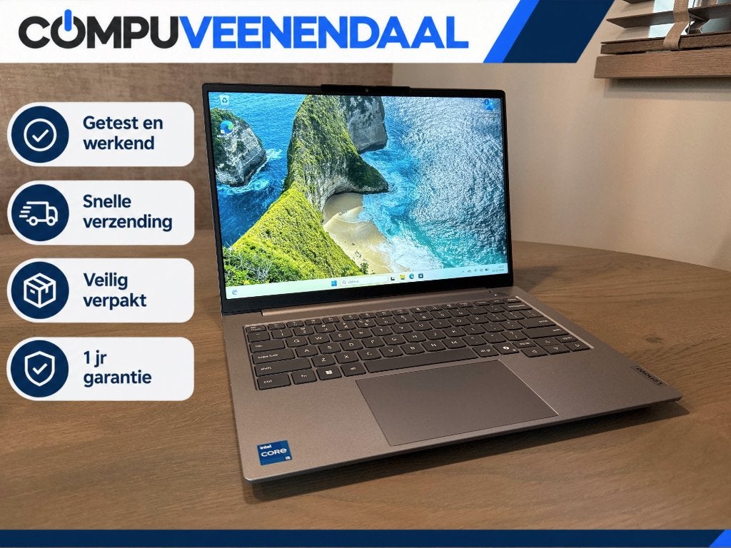 Lenovo ThinkBook 14 G8 IRL (21SG00HMMH), Qwerty, 14 inch, Zo goed als nieuw, SSD
