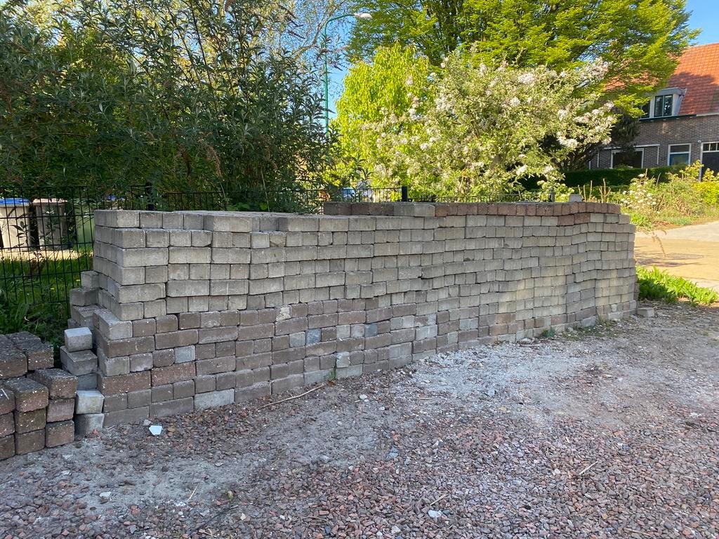 Grote partij betonklinkers GRATIS, Ophalen, Zo goed als nieuw, Beton, Klinkers