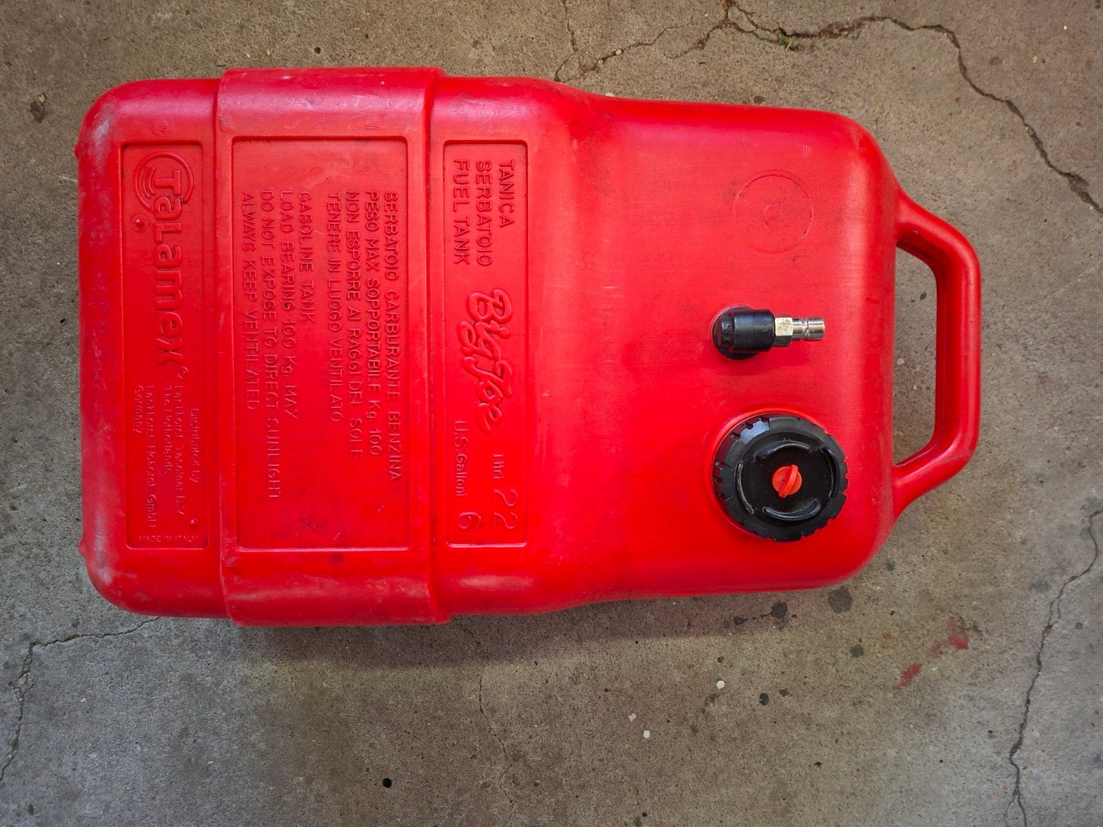 Externe benzinetank 12 liter, Ophalen, Gebruikt, Motor en Techniek