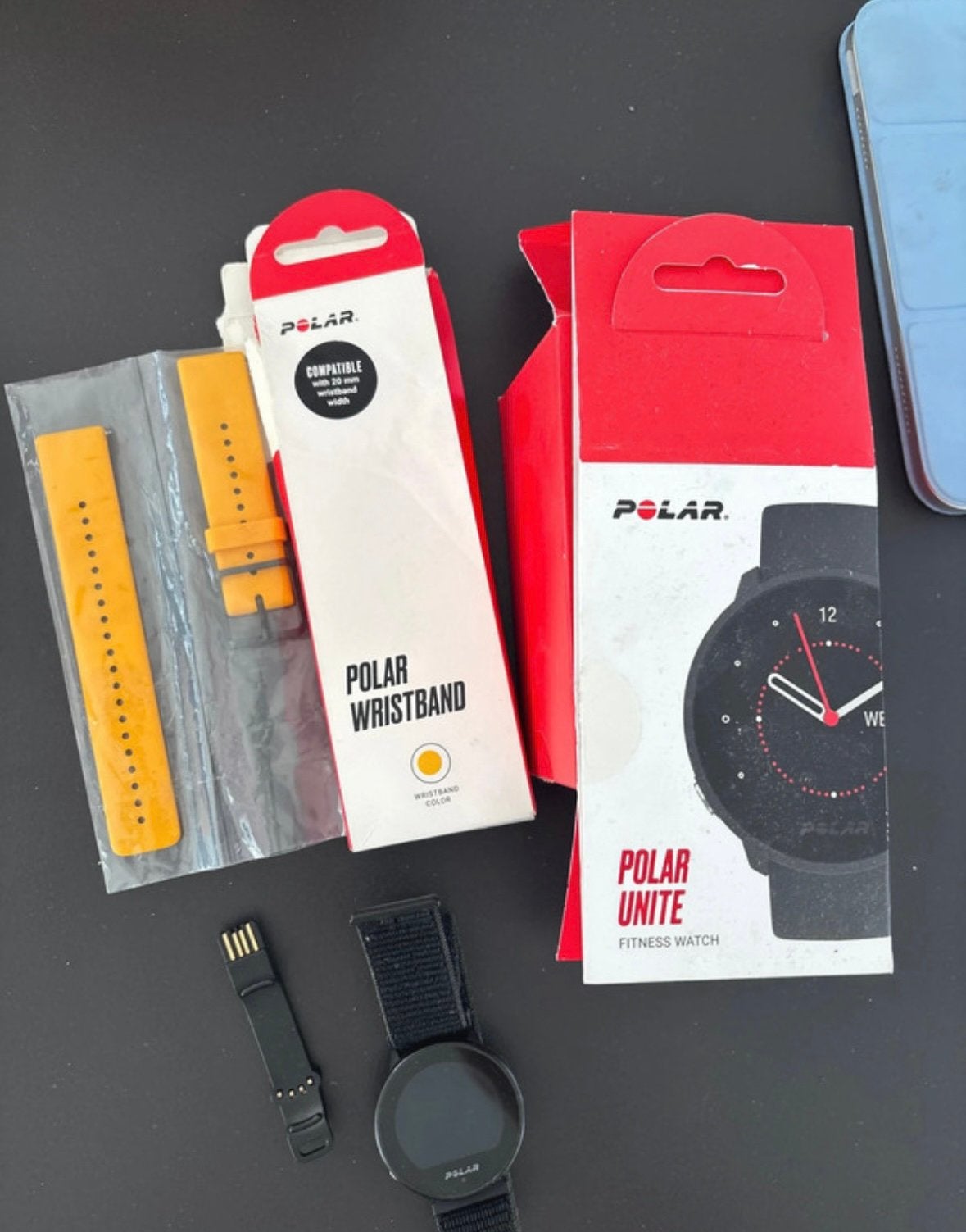 Polar fitness horloge, Ophalen of Verzenden, Zo goed als nieuw, Zwart, Android