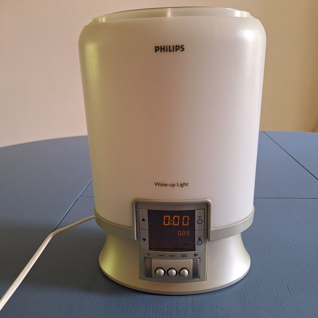 Philips wake-up light - HF3461, Ophalen of Verzenden, Gebruikt, Digitaal