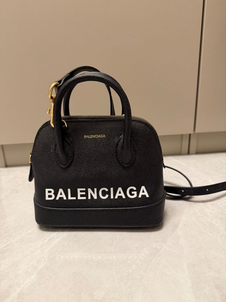 Balenciaga Ville XXS handtas zwart, Ophalen, Zo goed als nieuw, Zwart, Handtas