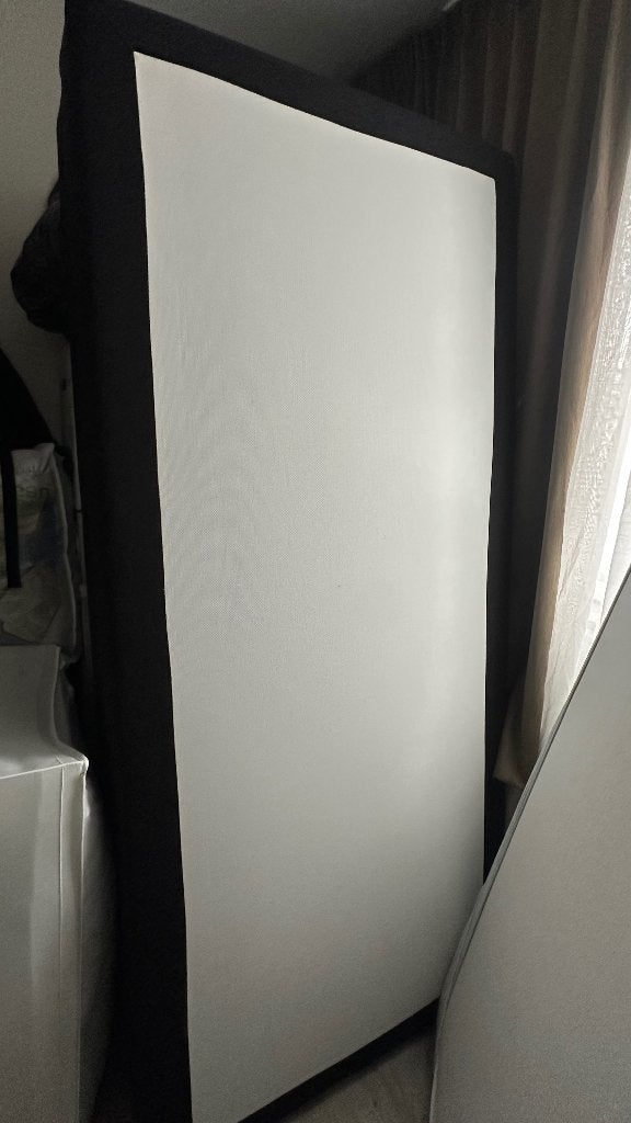Boxspring, Ophalen, Gebruikt, Zwart, Tweepersoons