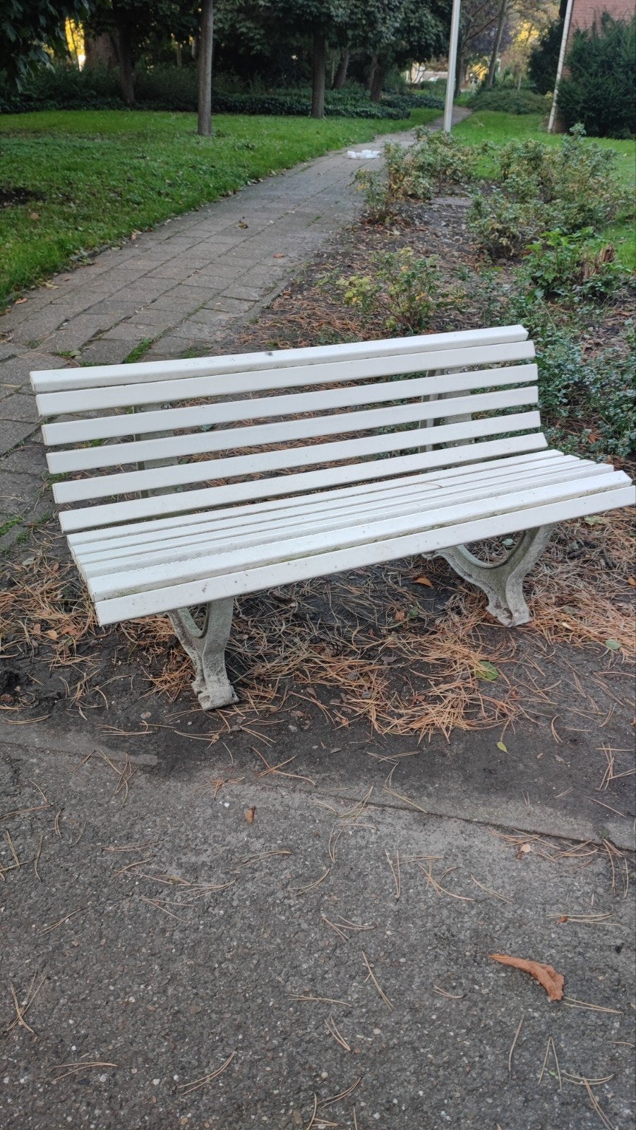 Kunstof tuinbank 150x80x40 cm, Ophalen, Gebruikt, Kunststof