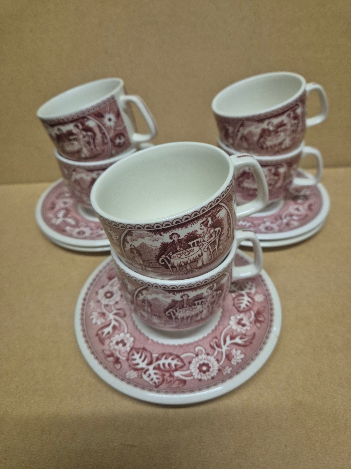 Teadrinker boch Belgium, Ophalen of Verzenden, Zo goed als nieuw, Overige stijlen, Kop(pen) en/of Schotel(s)