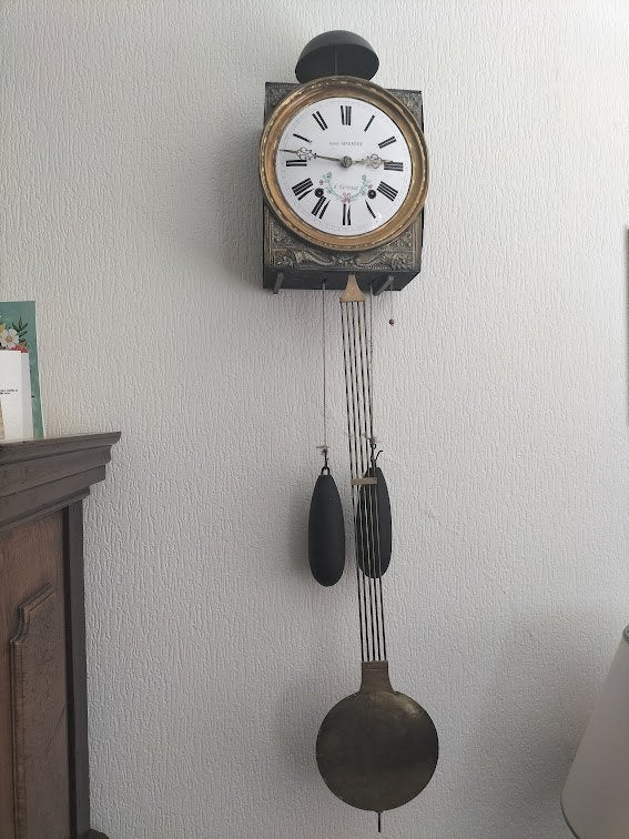 Comtoise  klok, Louis Ginestet a Carmaux, Antiek en Kunst, Ophalen