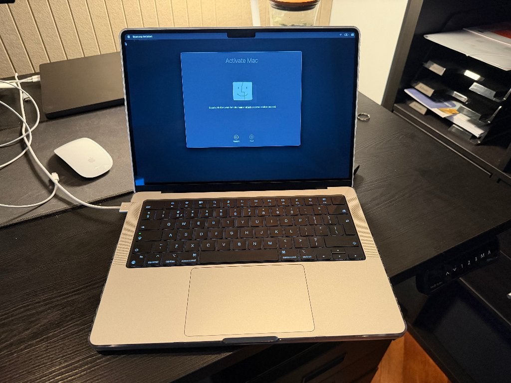 Apple MacBook Pro 14" (2023) M2 Pro 16GB/512GB Zilver QWERTY, Qwerty, Overige groottes, 512 GB, Zo goed als nieuw