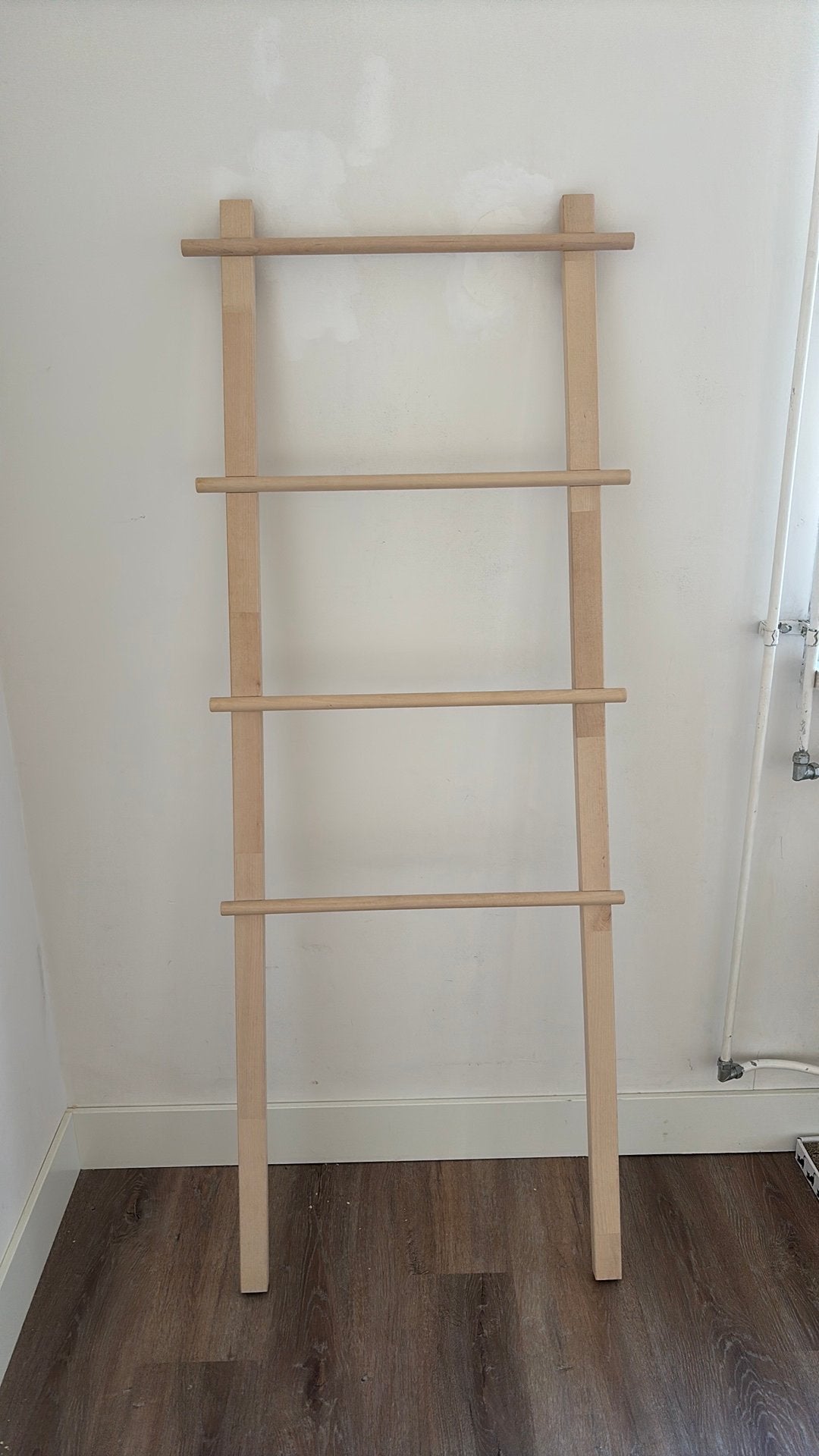 IKEA handdoekenrek berken VILTO, Huis en Inrichting, Ophalen, Zo goed als nieuw, Wit