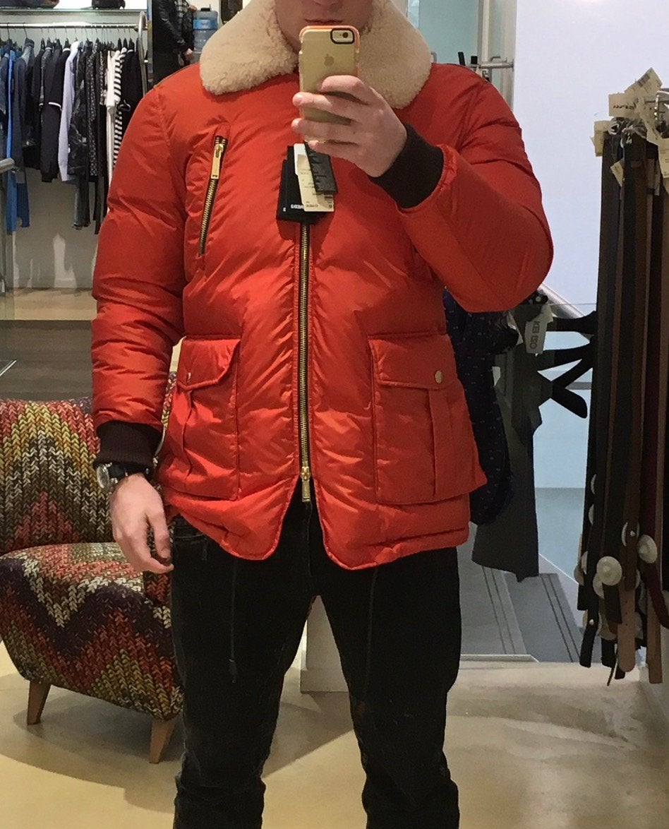 Dsquared2 Winterjas | Maat L, Ophalen of Verzenden, Zo goed als nieuw, Zwart