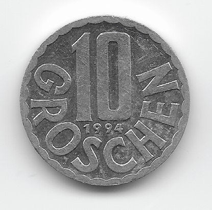 Oostenrijk 10 groschen 1994 KM# 2878, Verzenden, Oostenrijk, Losse munt