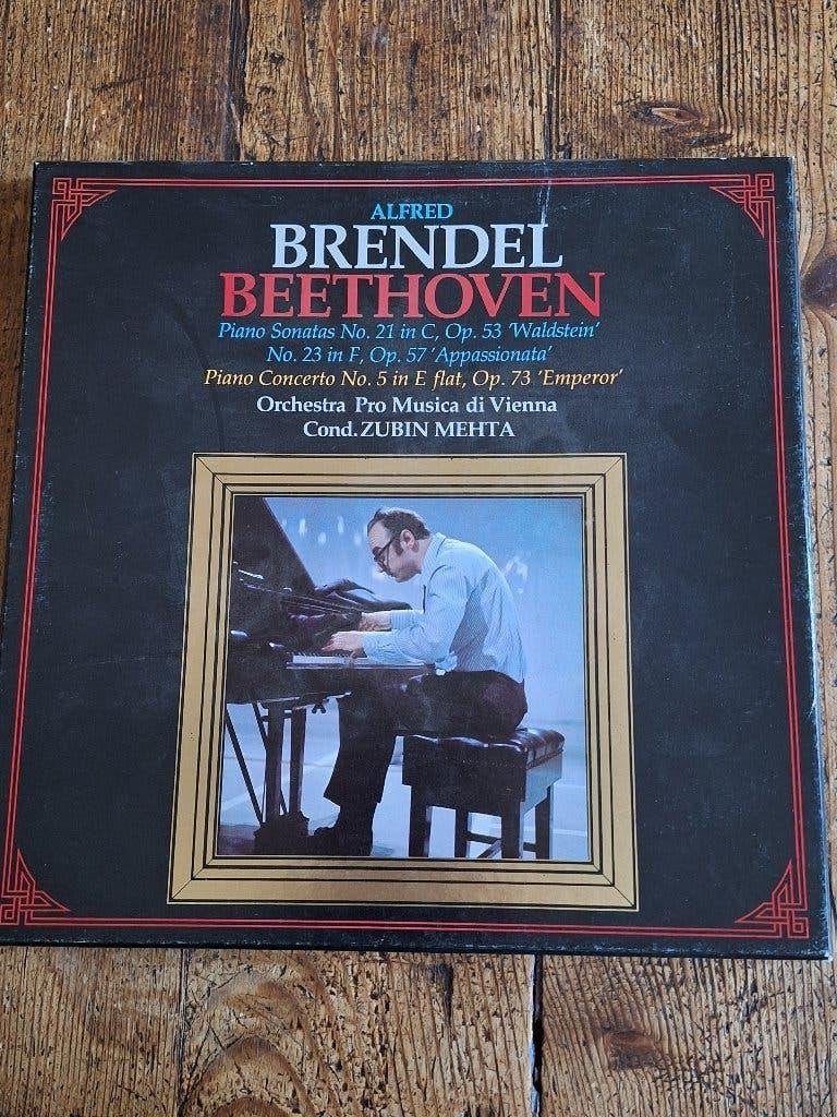 Alfred Brendel - Beethoven (2LP box) /cond. Zubin Mehta, Ophalen of Verzenden, Kamermuziek, Gebruikt, 12 inch