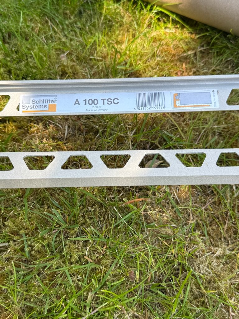 Tegel afsluitprofiel Schlüter 10mm A100 TSC CREME structuur, Ophalen, Overige typen, Nieuw, Minder dan 20 cm