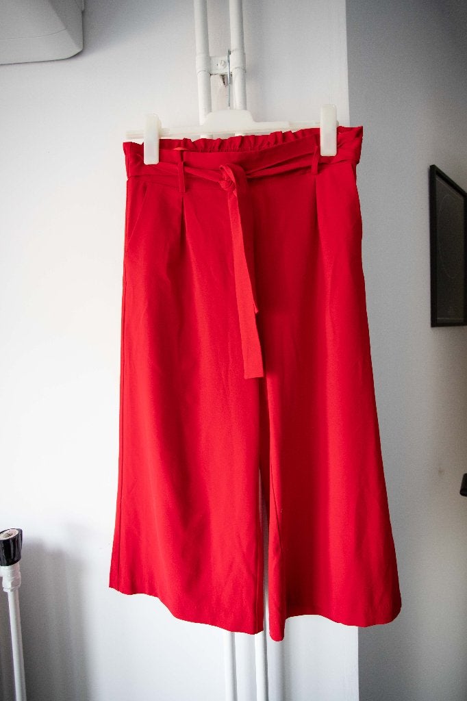 Rode culotte broek Ydence maat M, Kleding | Dames, Maat 38/40 (M), Zo goed als nieuw, Lang, Rood