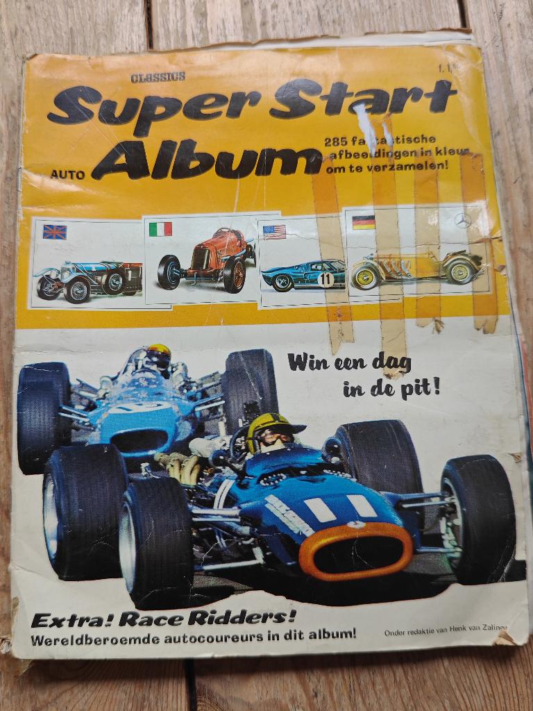 Super start album autoplaatjes, Verzamelen, Automerken, Motoren en Formule 1, Ophalen of Verzenden, Gebruikt, Auto's