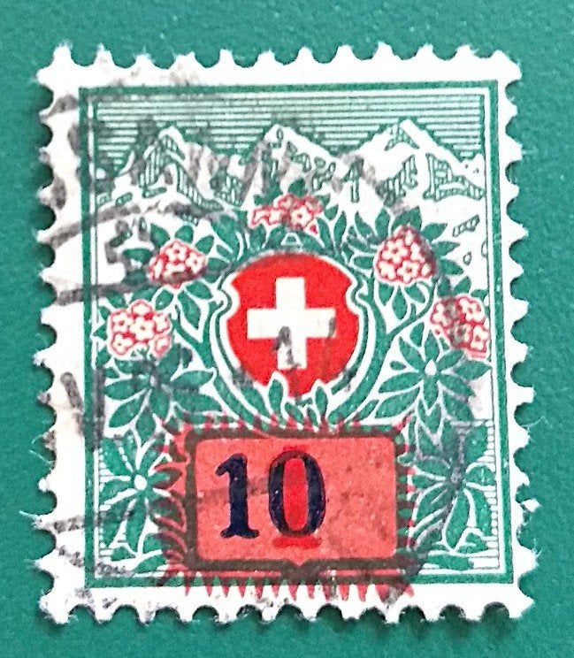 Zwitserland : Porto 1924 #39 gestempeld, Verzenden