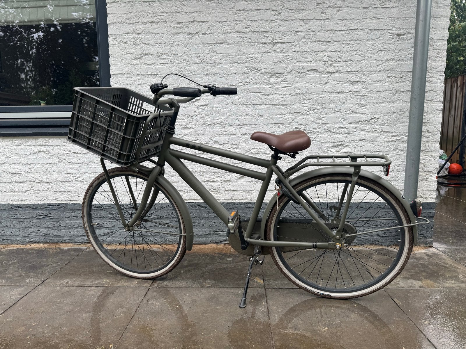 Cortina U4 fiets Heren - 26 inch - Groen - 3 versnellingen, Terugtraprem, Versnellingen, Zo goed als nieuw, Ophalen