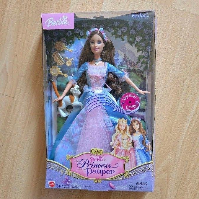 Barbie as The Princess and the Pauper Erika NRFB, Ophalen, Nieuw, Fashion Doll