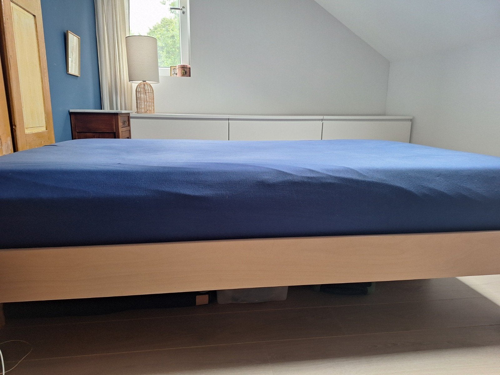 auping bed twijfelaar electrisch, Gebruikt, Ophalen of Verzenden, Twijfelaar, 120 cm