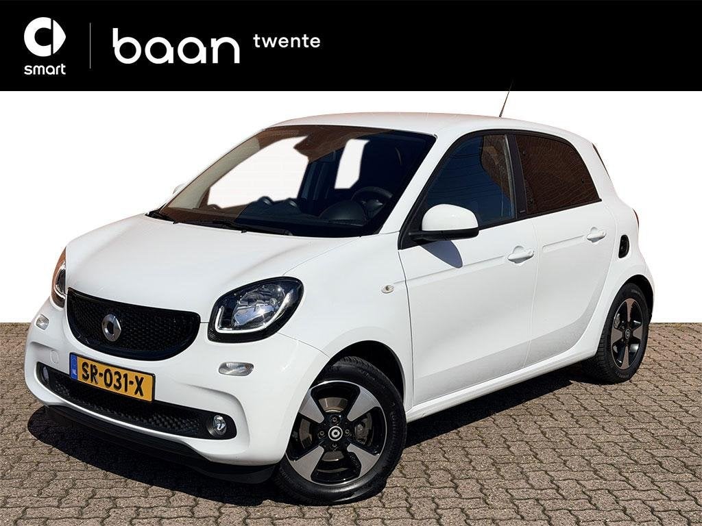 smart forfour 1.0 Turbo Passion | 66 KW, Unieke tellerstand, Auto's, Smart, Stof, Gebruikt, 4 stoelen, Wit