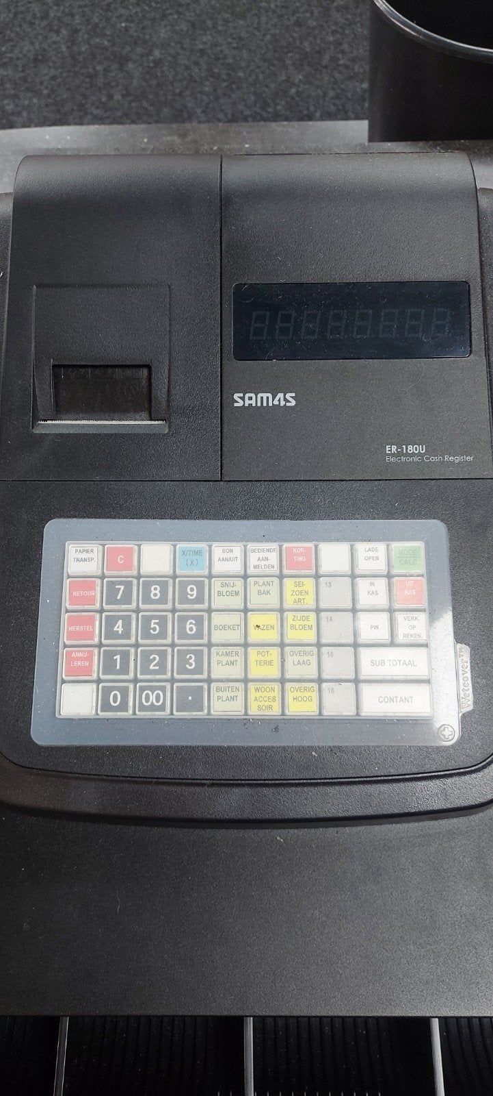 SAM4S ER-180UB Kassa  (1,5 jaar oud) bloemenwinkel, Ophalen