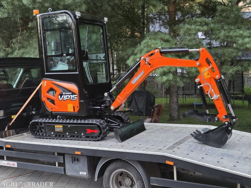 Minigraafmachine Kingway VIP15 joysticks GRATIS LEVERING, Heel Nederland, Ophalen of Verzenden, KINGWAY, Graafmachine