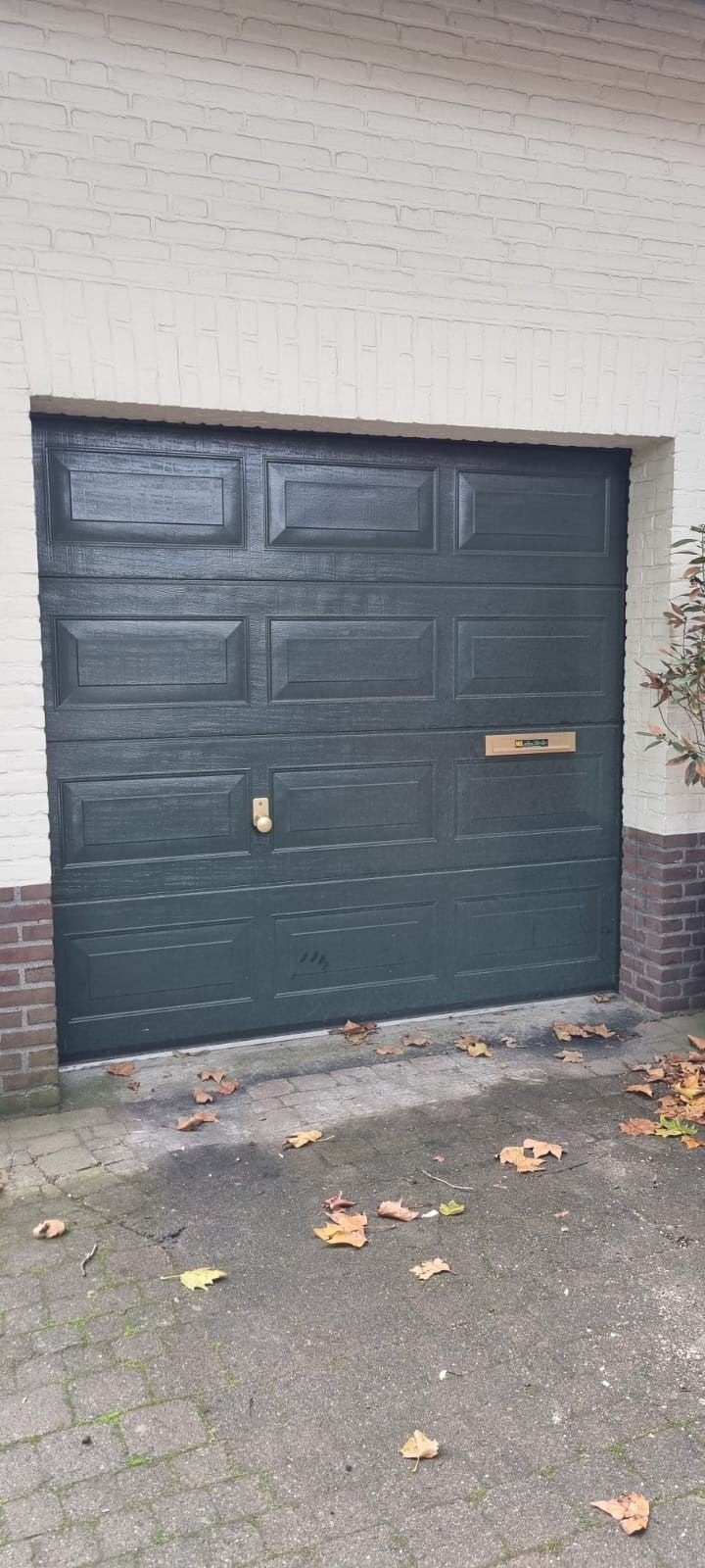 Garagedeur met elektrische afstandsbediening