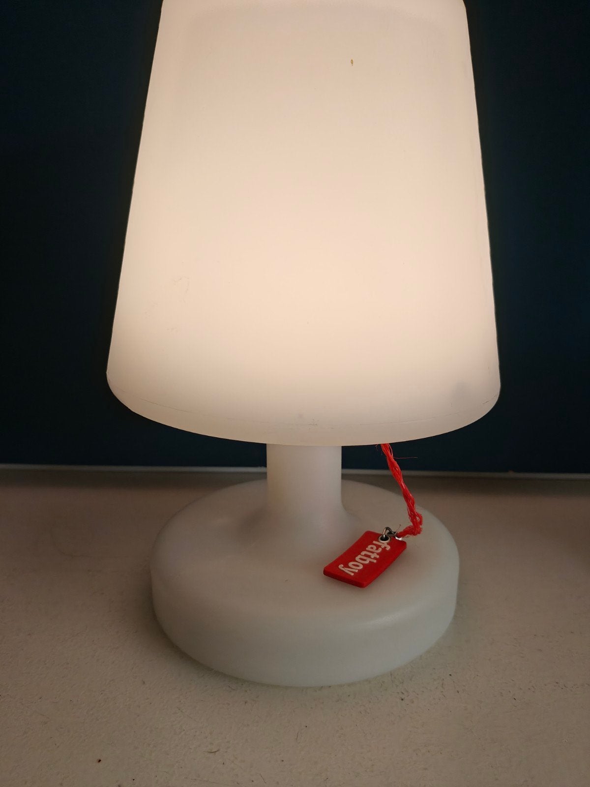 Fatboy dimbare en oplaadbare Edison le Petit tafellamp, Kunststof, Gebruikt, Fatboy, Wit