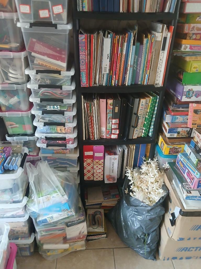 Gigantische Partij Knutsel- & Hobbyspullen, Educatief, Overige thema's, Meerkleurig, Ophalen of Verzenden