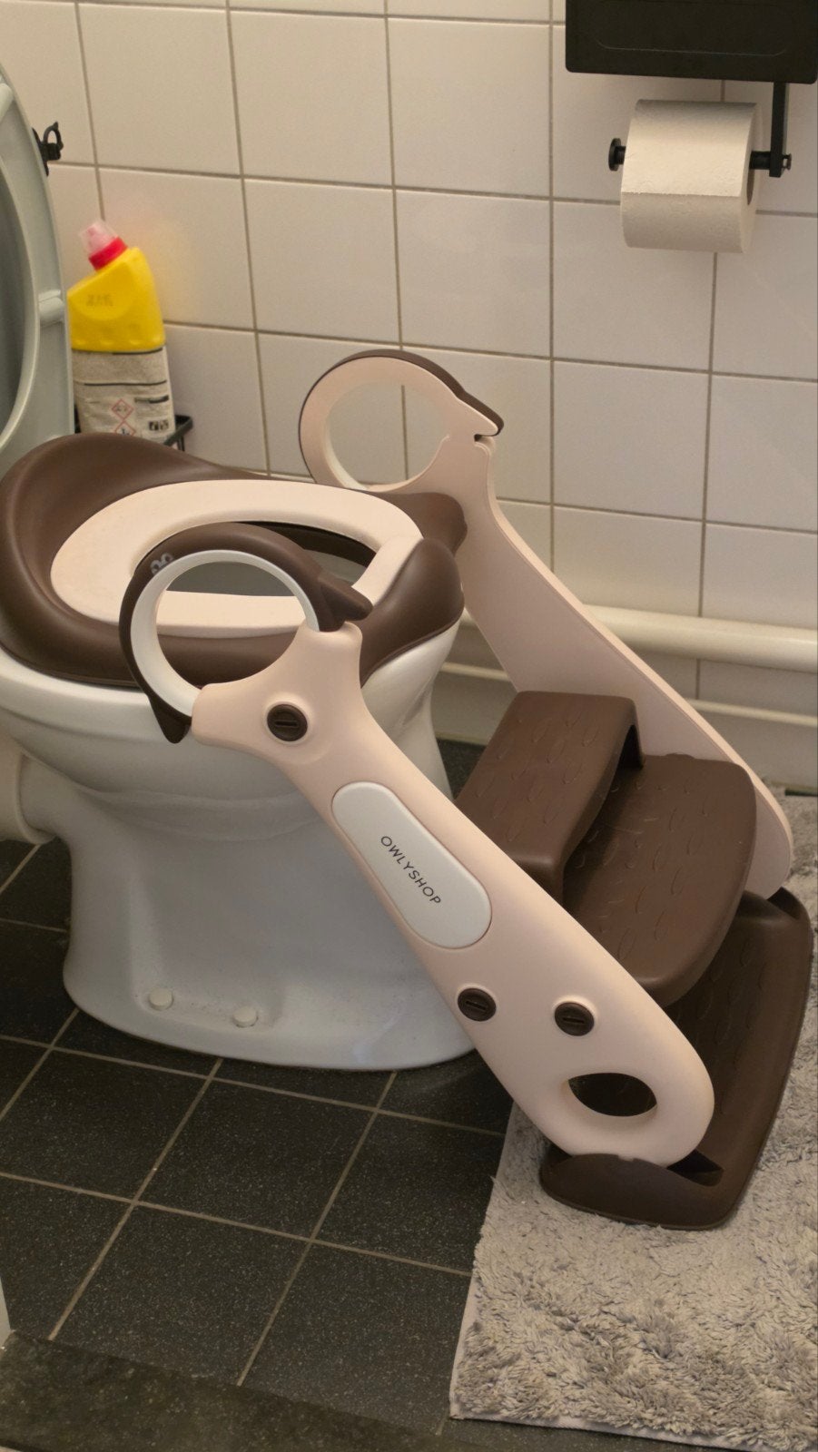 Kinder Wc verkleiner met trapje, Ophalen, Zo goed als nieuw, Overige typen