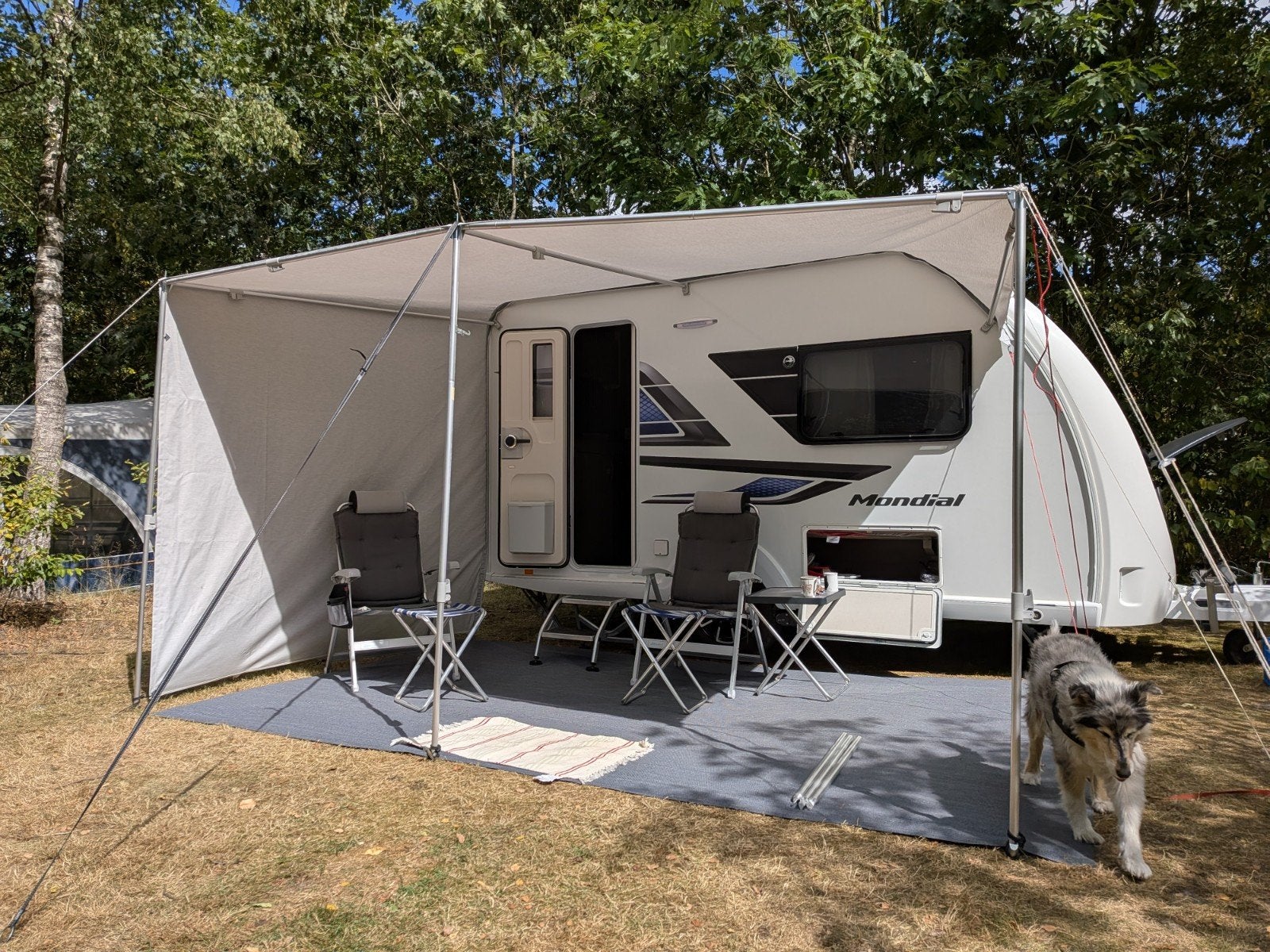 Marvella Schuifluifel peeslengte 600cm met aluminium frame, Ophalen of Verzenden, Zo goed als nieuw